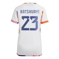 Dámy Fotbalový dres Belgie Michy Batshuayi #23 MS 2022 Venkovní Krátký Rukáv